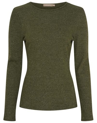  Marta du Chateau - MDCLunara Langærmet Trøje - Oliven